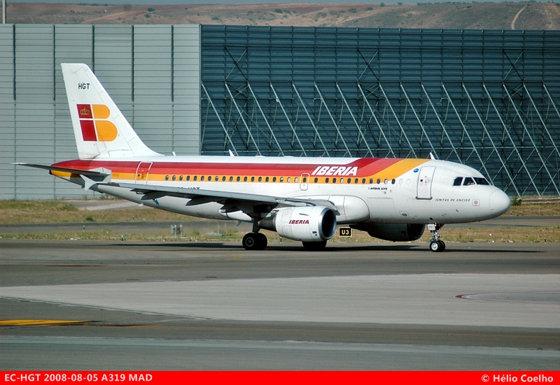EC-HGT, (cn 1247), Airbus A319-111