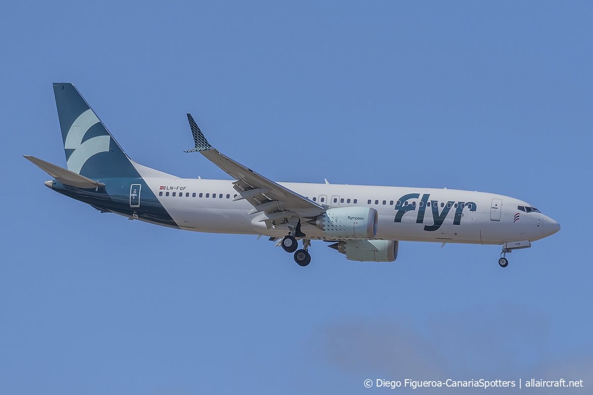 LN-FGF (43324) 2022 Boeing 737-8 MAX