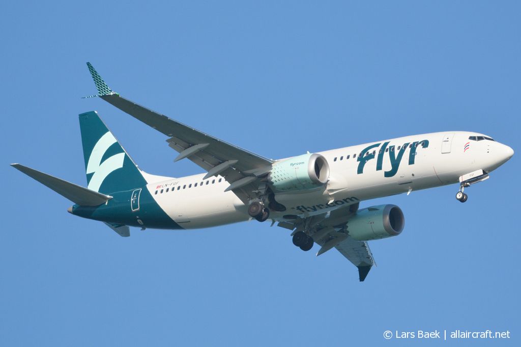 LN-FGF (43324) 2022 Boeing 737-8 MAX