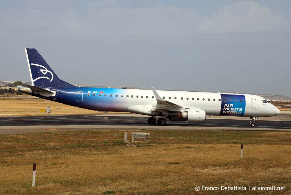 4O-AOB · Embraer 190-200LR · (MLA / LMML)