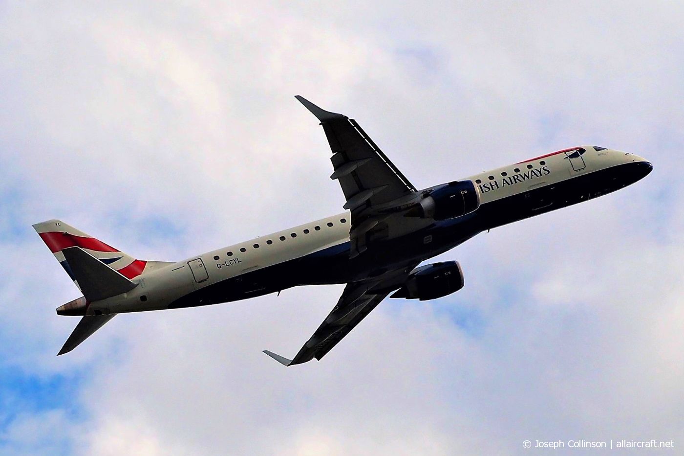 G-LCYL (19000346) Embraer 190-100LR