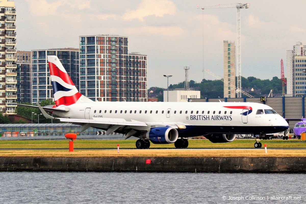 G-LCYS (cn 19000663) Embraer 190-100SR