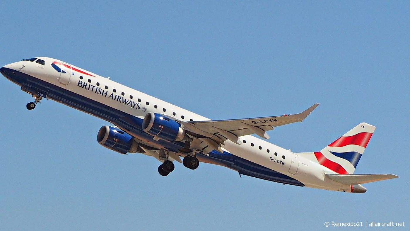 G-LCYW (19000163) Embraer 190-100SR