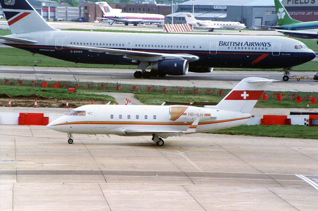 HB-ILH, (cn 1025), Canadair CL-600-1A11 Challenger 600S