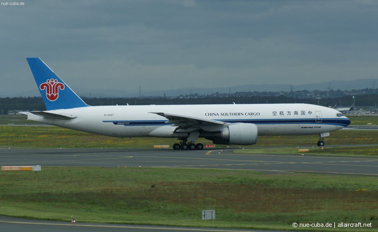 B-2027 · Boeing 777-F1B · (FRA / EDDF)
