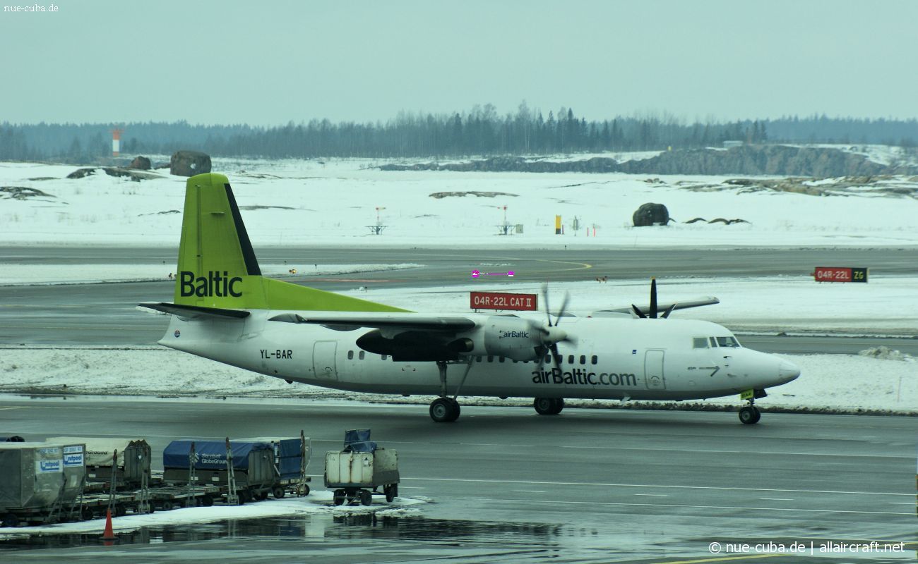 YL-BAR (cn 20149) Fokker 50