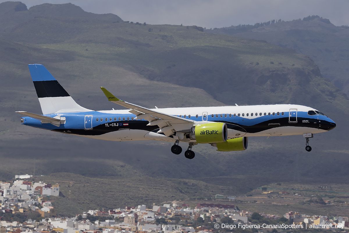 YL-CSJ (55038) 2018 Airbus A220-300