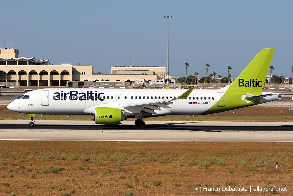 YL-ABF (55133) 2021 Airbus A220-300