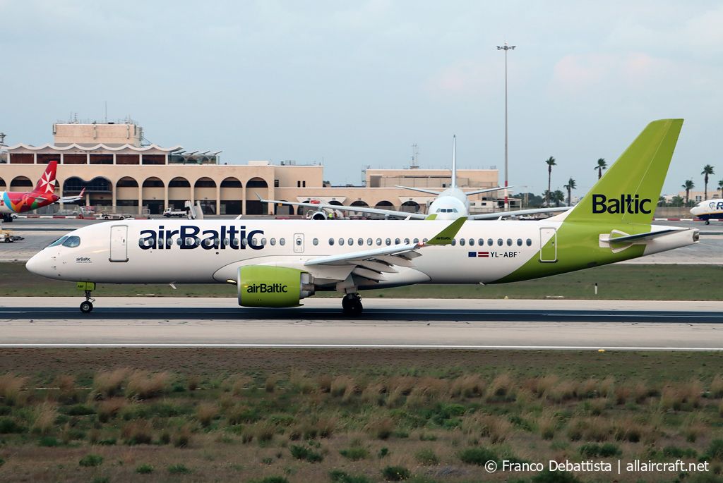 YL-ABF (55133) 2021 Airbus A220-300