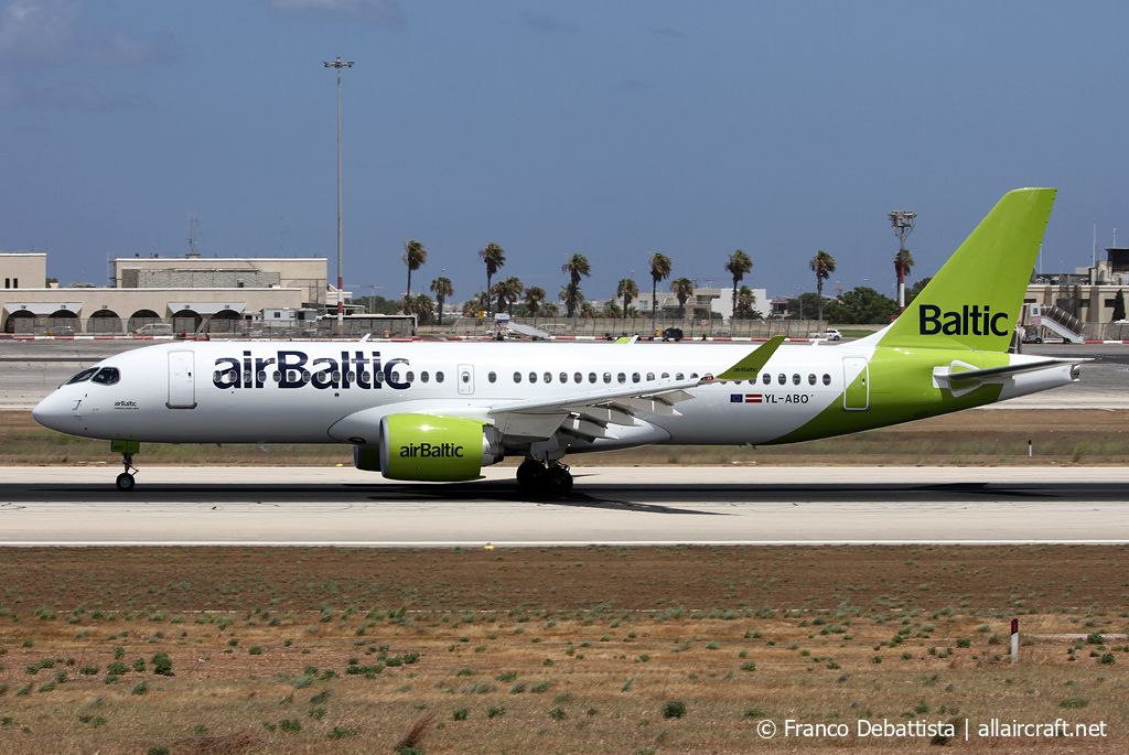 YL-ABO · Airbus A220-300 · (MLA / LMML)