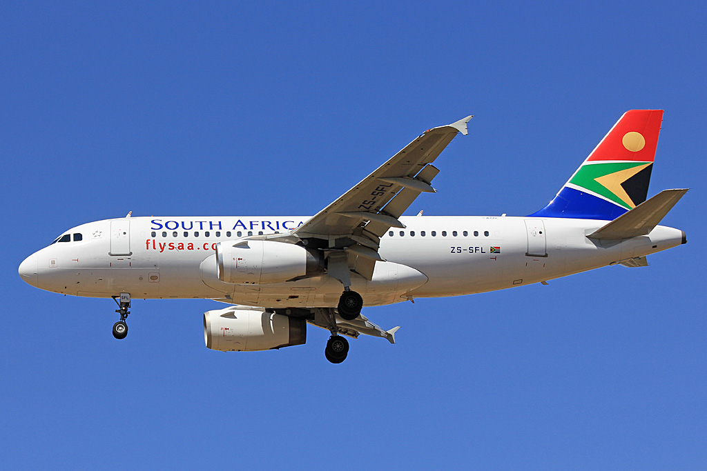 ZS-SFL (2438) 2005 Airbus A319-131