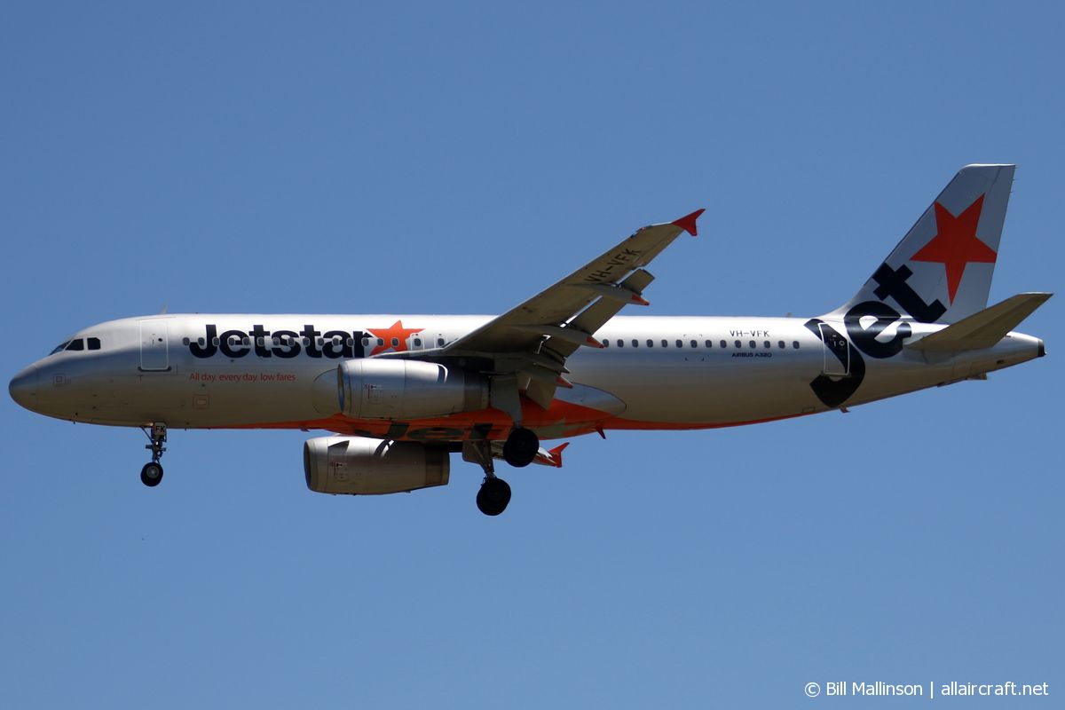 VH-VFK (5334) 2012 Airbus A320-232