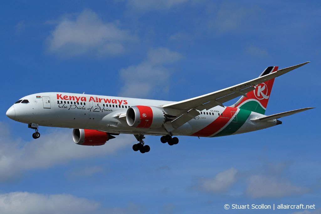 5Y-KZD (36041) 2014 Boeing 787-8 Dreamliner