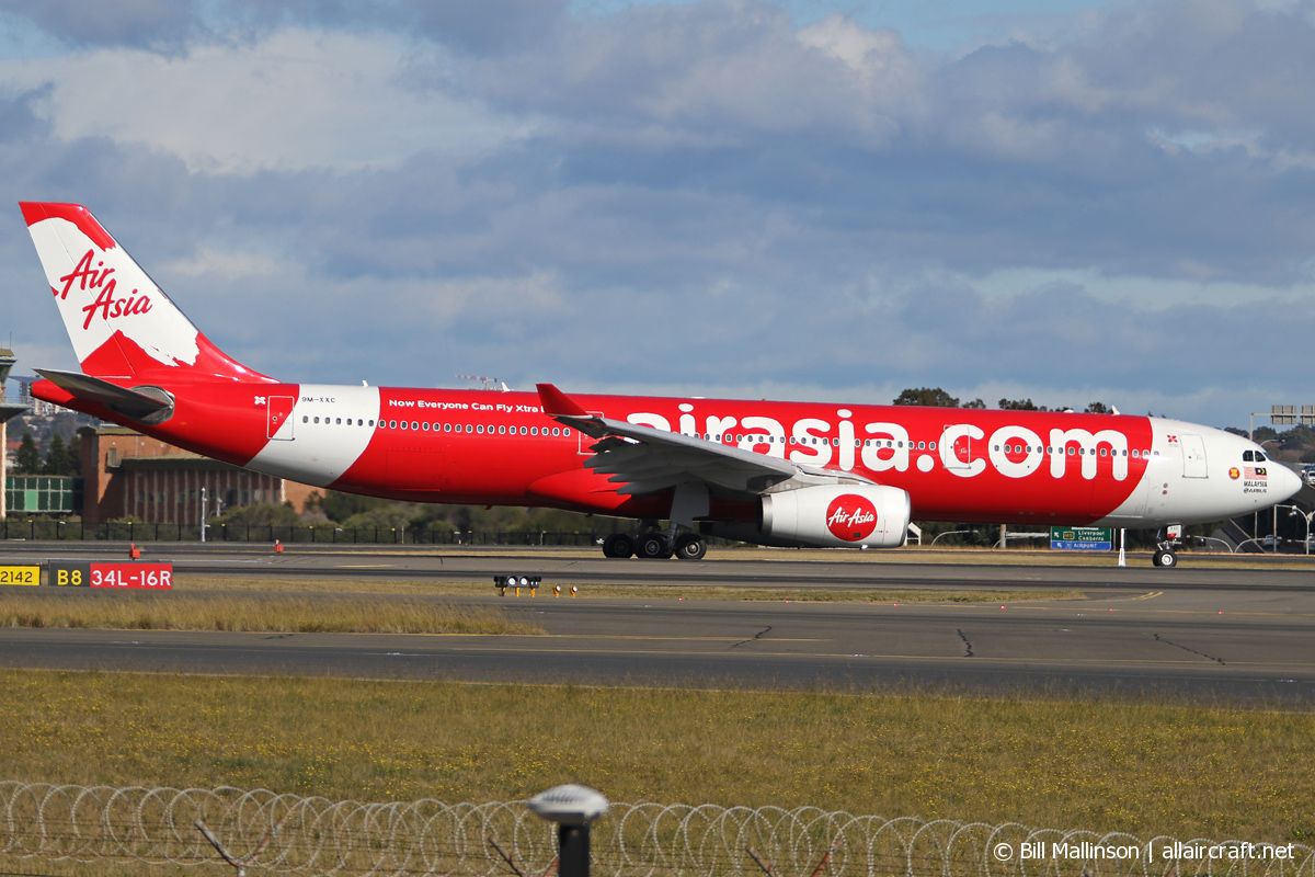 9M-XXC · Airbus A330-343 · (SYD / YSSY)