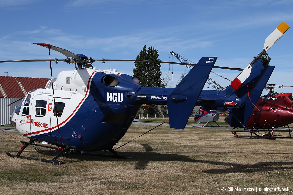 ZK-HGU (7229) 1991 MBB-Kawasaki BK-117B-2