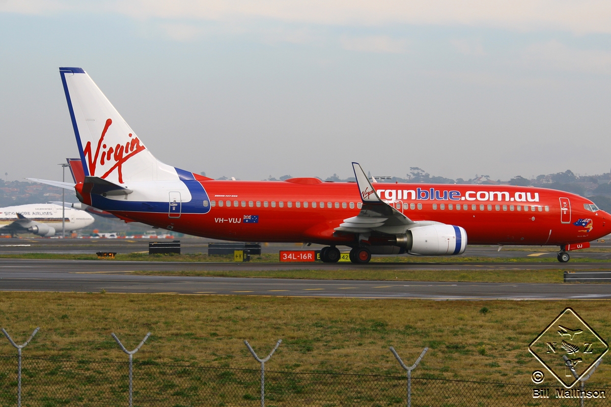 VH-VUJ (34443) Boeing 737-8FE(WL)