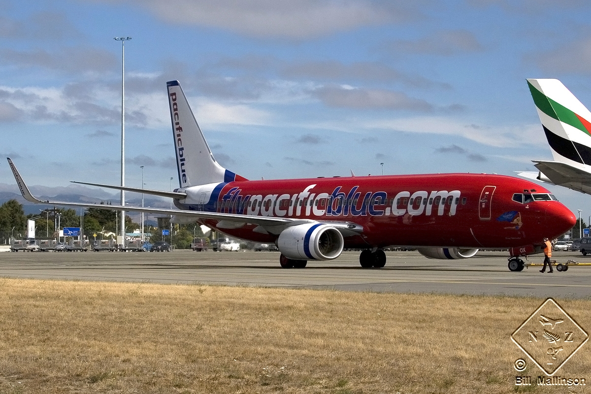 VH-VOX · Boeing 737-8BK(WL) · (CHC / NZCH)