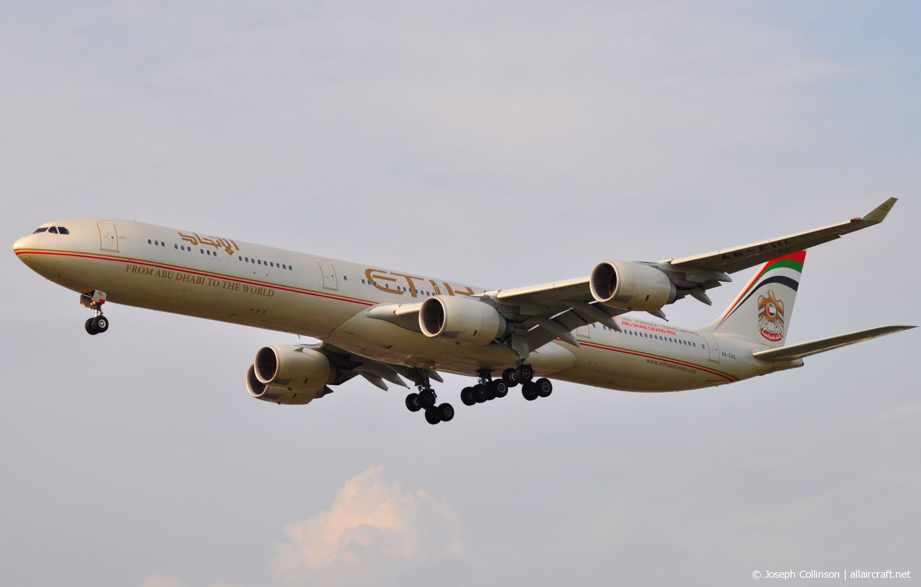 A6-EHL (1040) 2009 Airbus A340-642