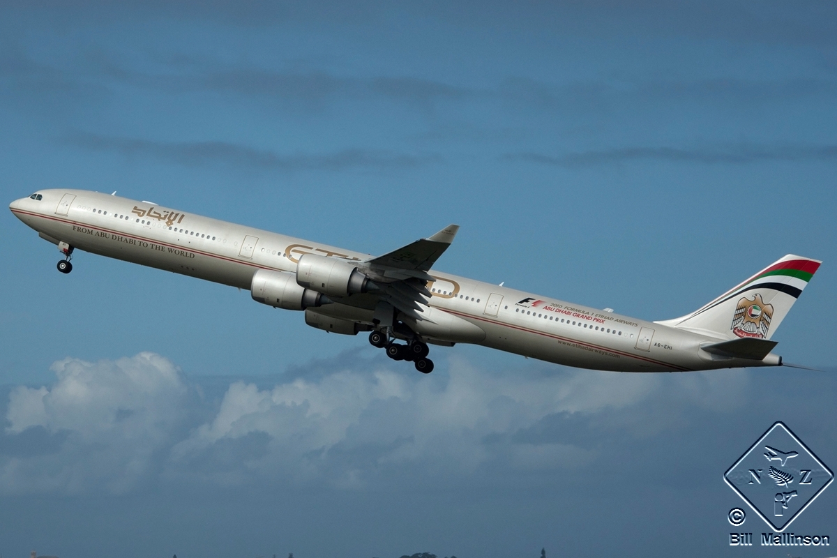 A6-EHI · Airbus A340-642 · (SYD / YSSY)