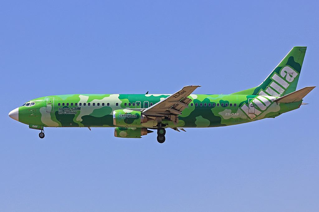ZS-OAF (cn 25116) 1991 Boeing 737-4S3