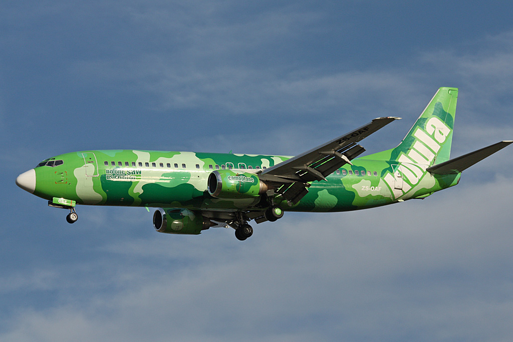 ZS-OAF · Boeing 737-4S3 · (JNB / FAOR)