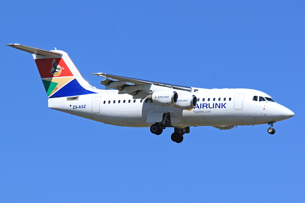 ZS-ASZ (cn E02318) BAe Avro RJ85