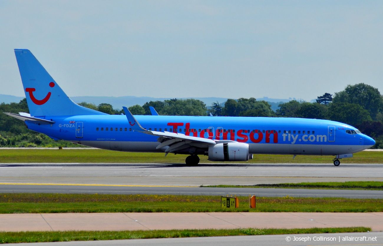 G-FDZA · Boeing 737-8K5(WL) · (MAN / EGCC)