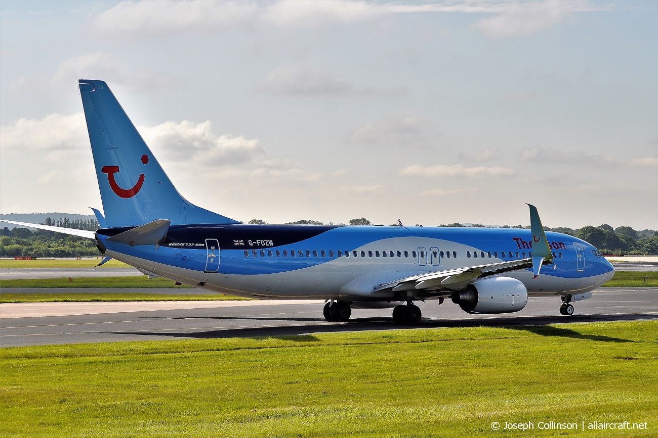 G-FDZW · Boeing 737-8K5(WL) · (MAN / EGCC)