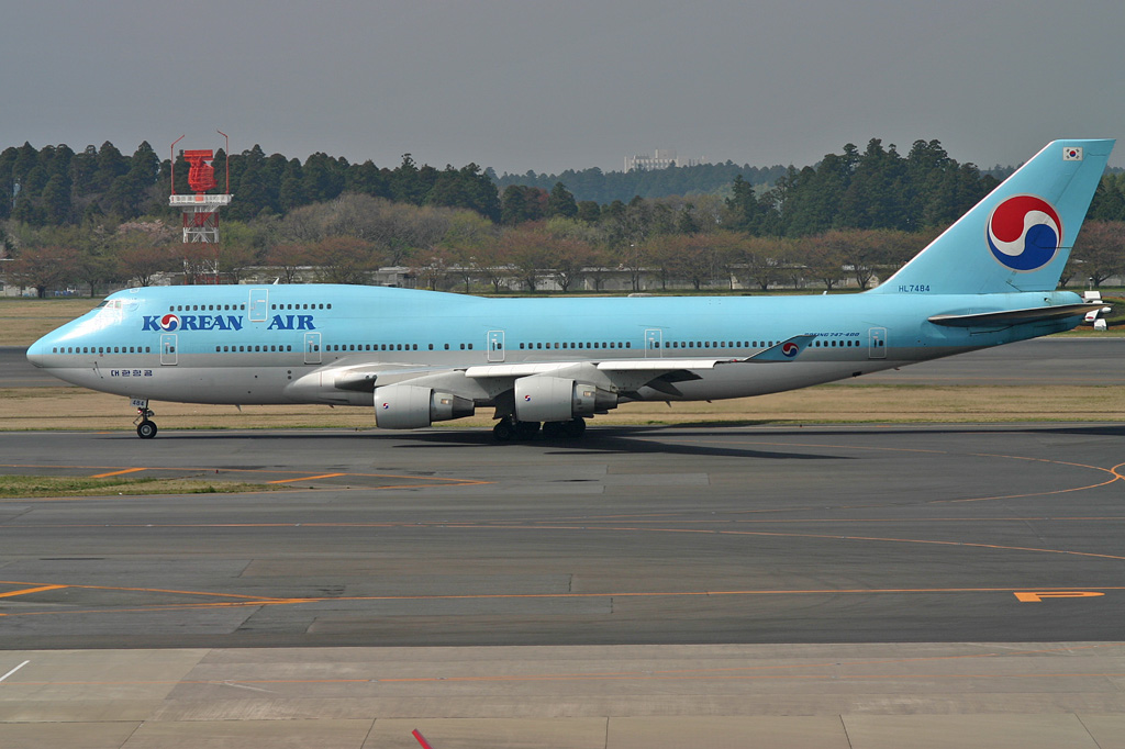 HL7484 · Boeing 747-4B5 · (NRT / RJAA)