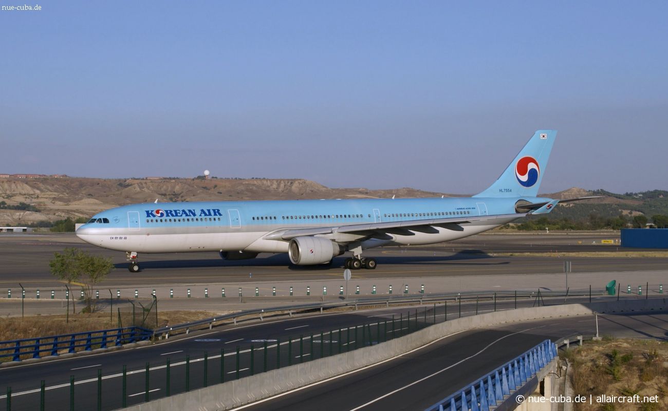 HL7554 · Airbus A330-323 · (MAD / LEMD)