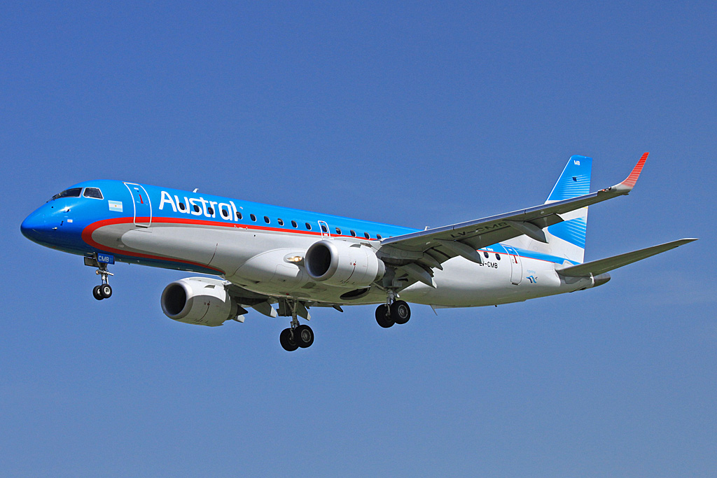 LV-CMB (cn 19000448) Embraer 190-100IGW