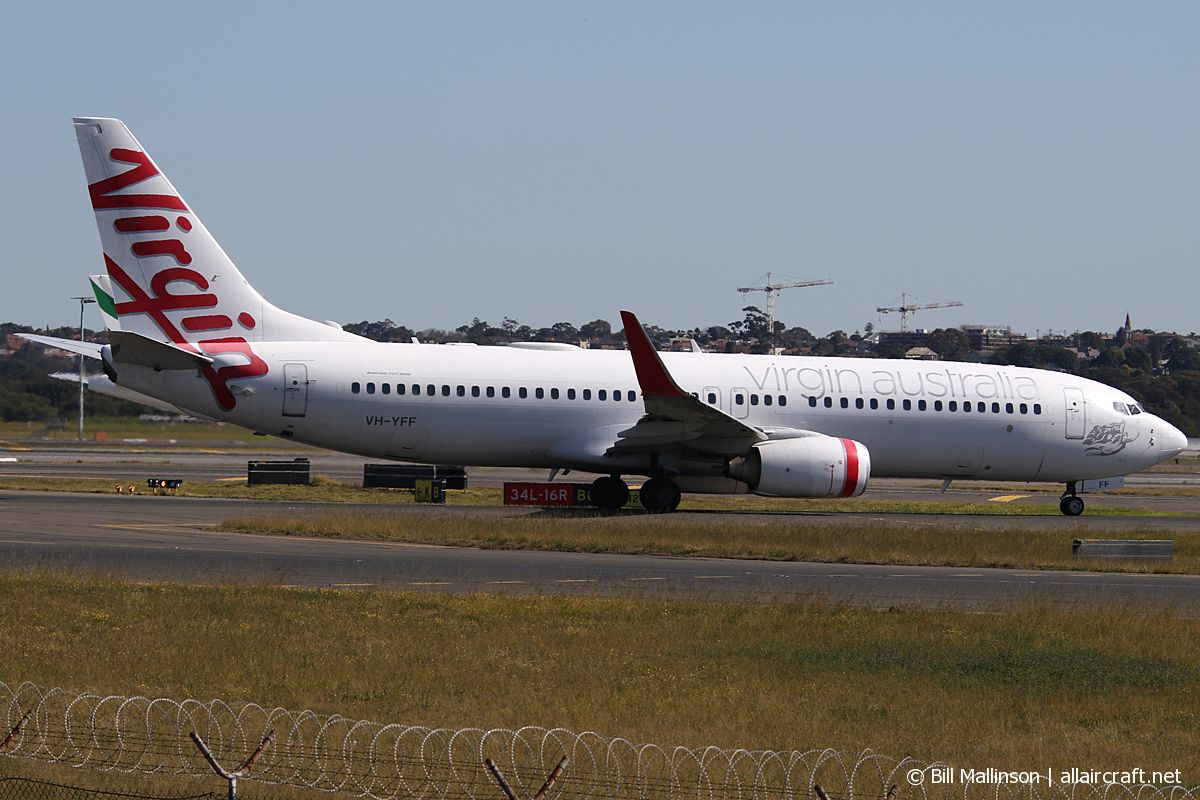 VH-YFF (40994) 2011 Boeing 737-8FE(WL)