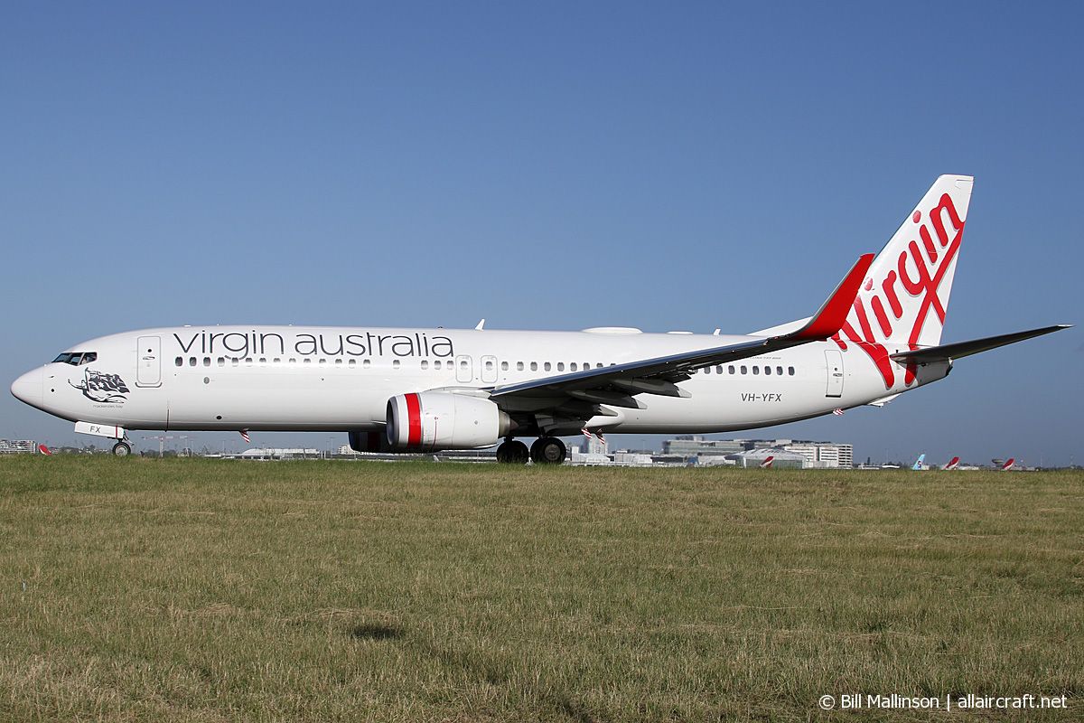 VH-YFX · Boeing 737-8FE(WL) · (SYD / YSSY)