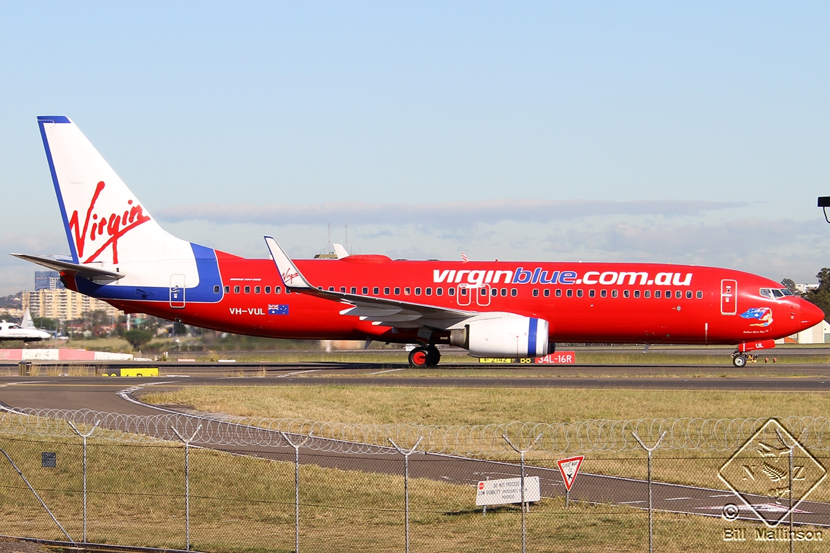 VH-VUL (36603) 2007 Boeing 737-8FE(WL)