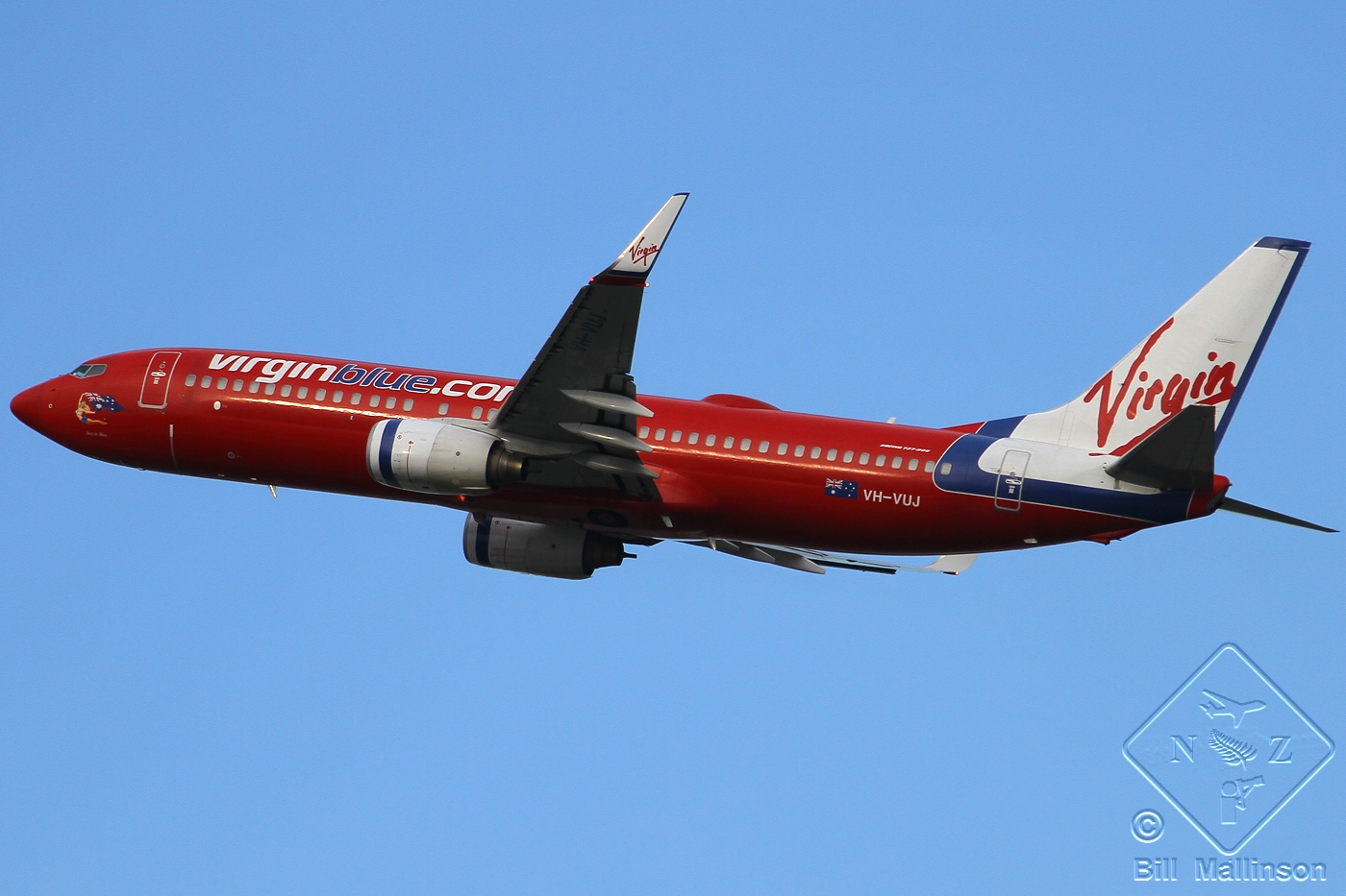 VH-VUJ (34443) Boeing 737-8FE(WL)