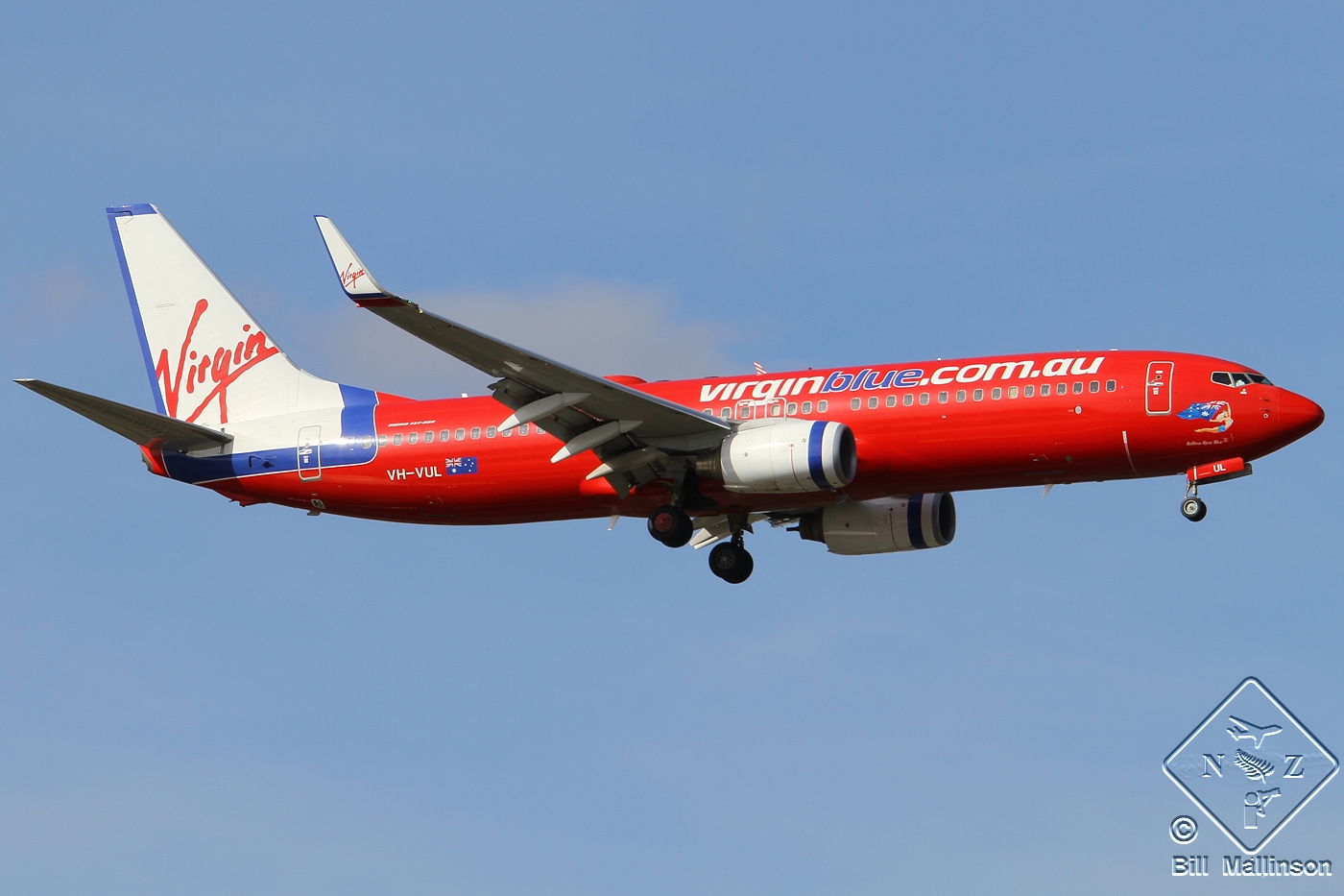 VH-VUL (36603) 2007 Boeing 737-8FE(WL)