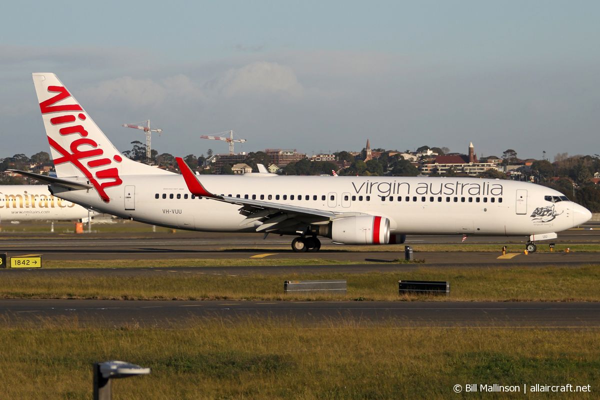 VH-VUU (36609) 2010 Boeing 737-8FE(WL)