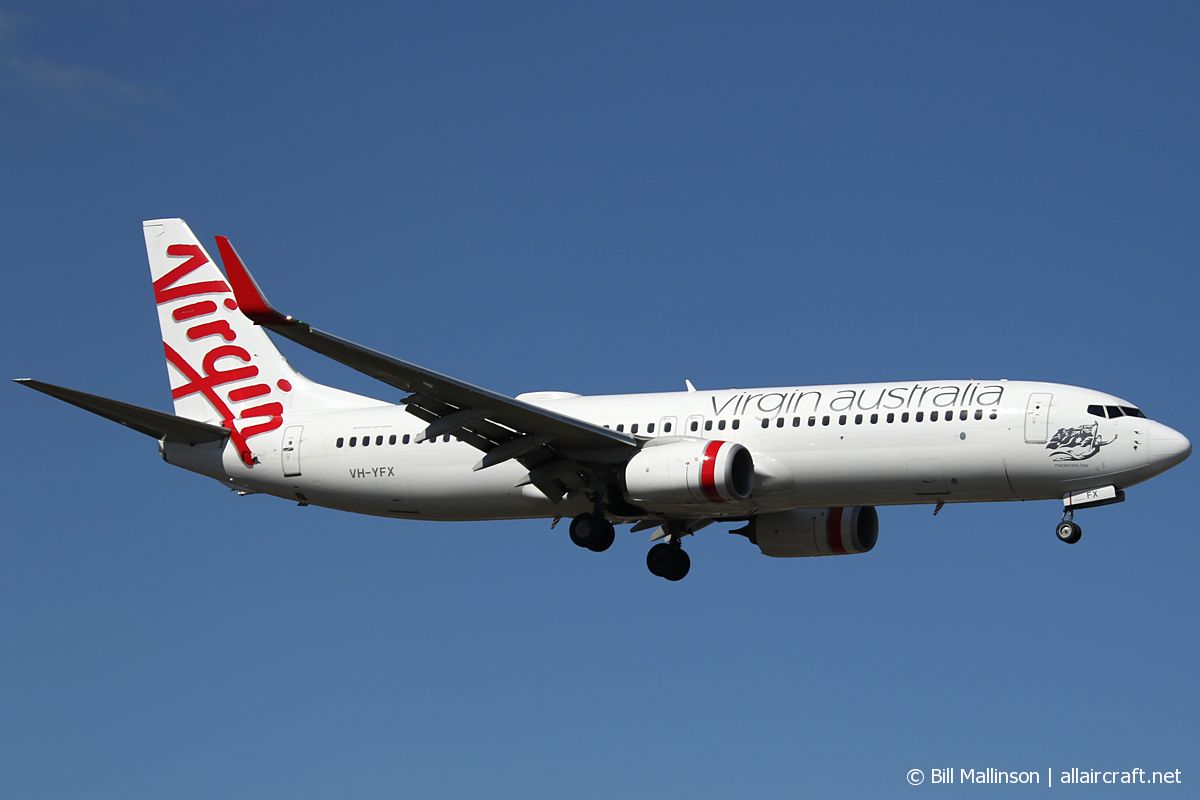 VH-YFX (41013) 2017 Boeing 737-8FE WL