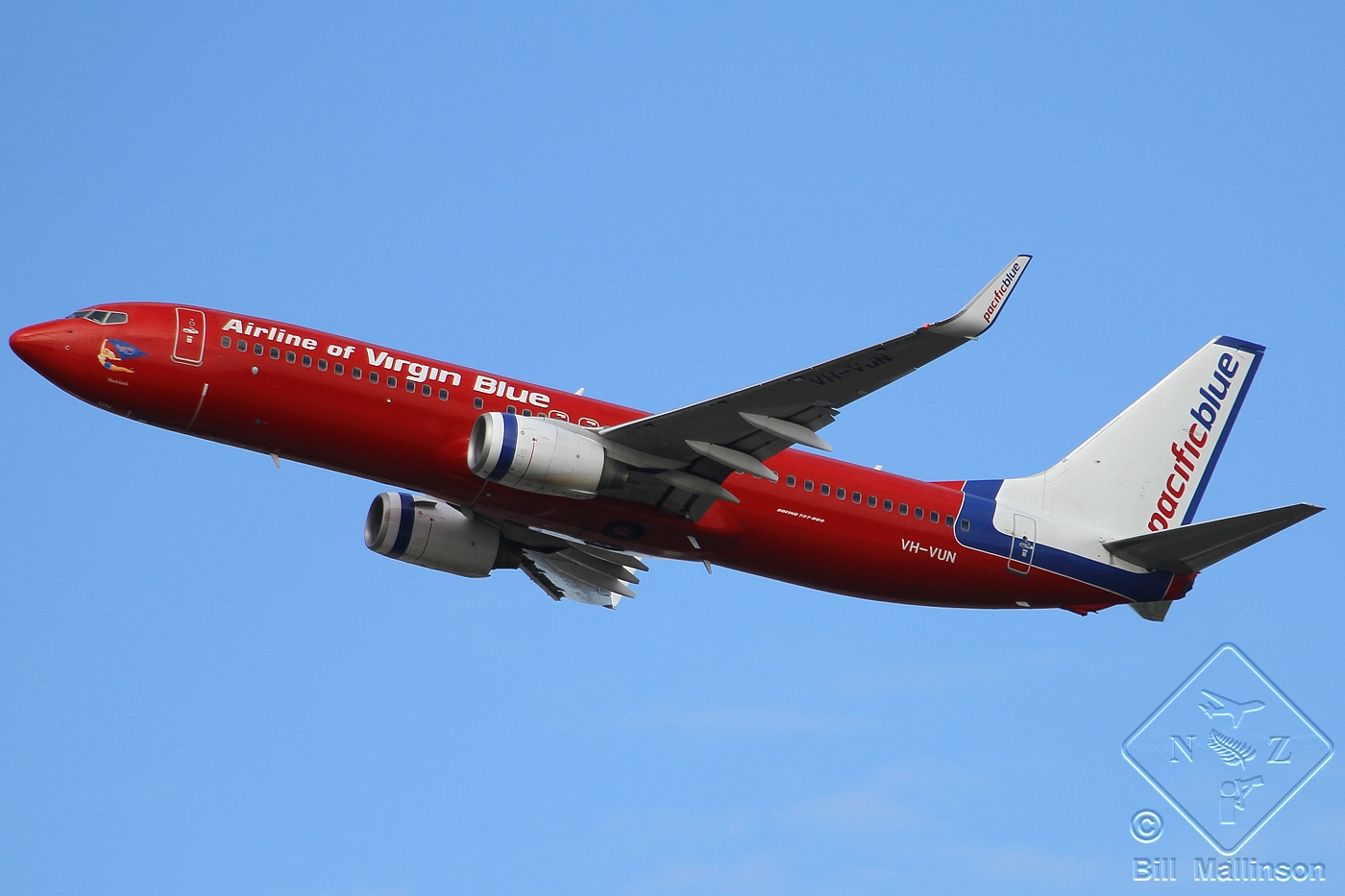 VH-VUN (29676) 2007 Boeing 737-8BK(WL)
