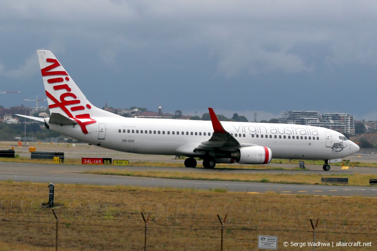 VH-VUV (37821) 2010 Boeing 737-8FE(WL)