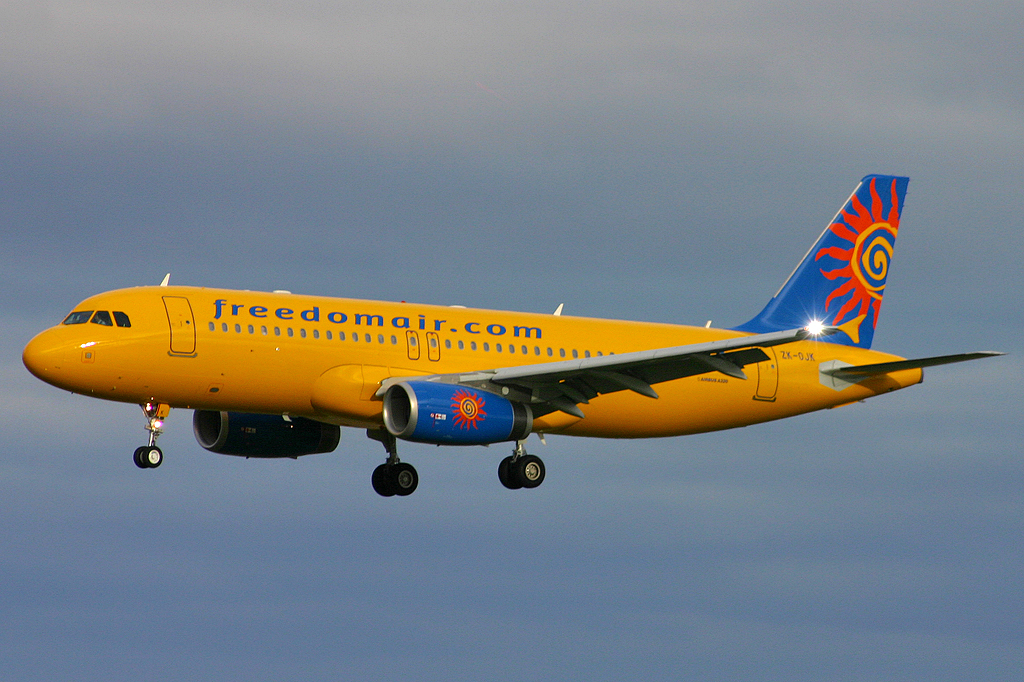 ZK-OJK (cn 2445) Airbus A320-232