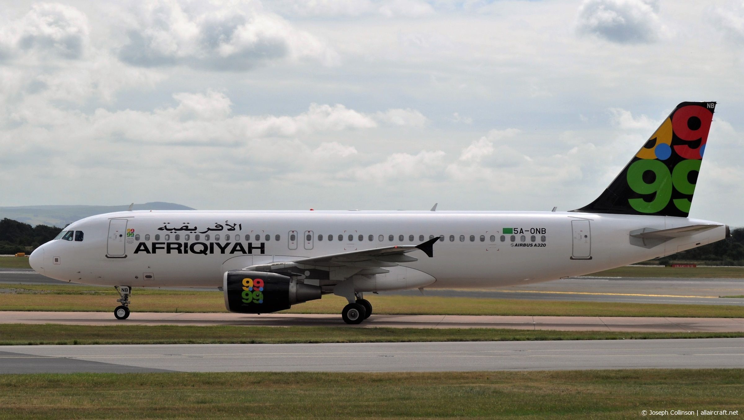 5A-ONB (cn 3236) Airbus A320-214