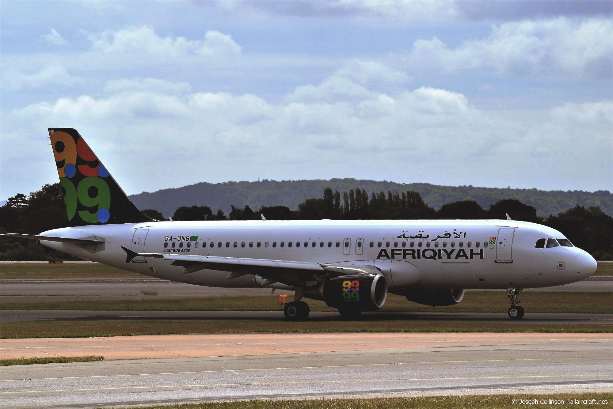5A-ONB (cn 3236) Airbus A320-214
