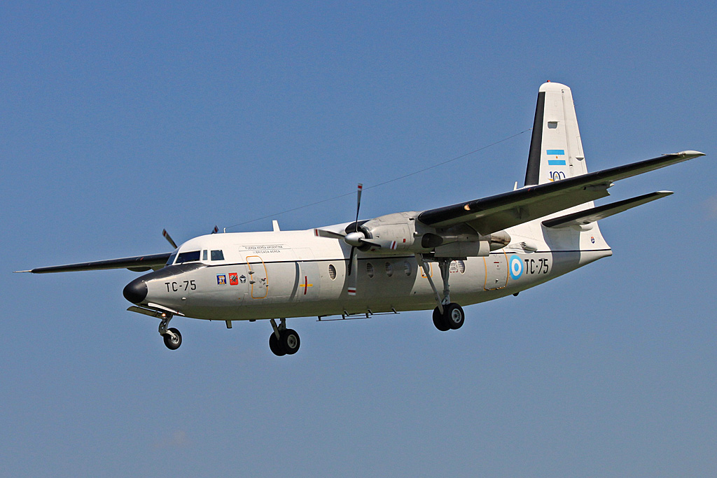 TC-75 (10621) 1981 Fokker F-27-400M Troopship