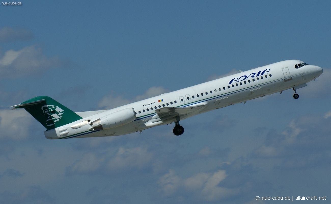 YR-FKA (cn 11340) Fokker 100