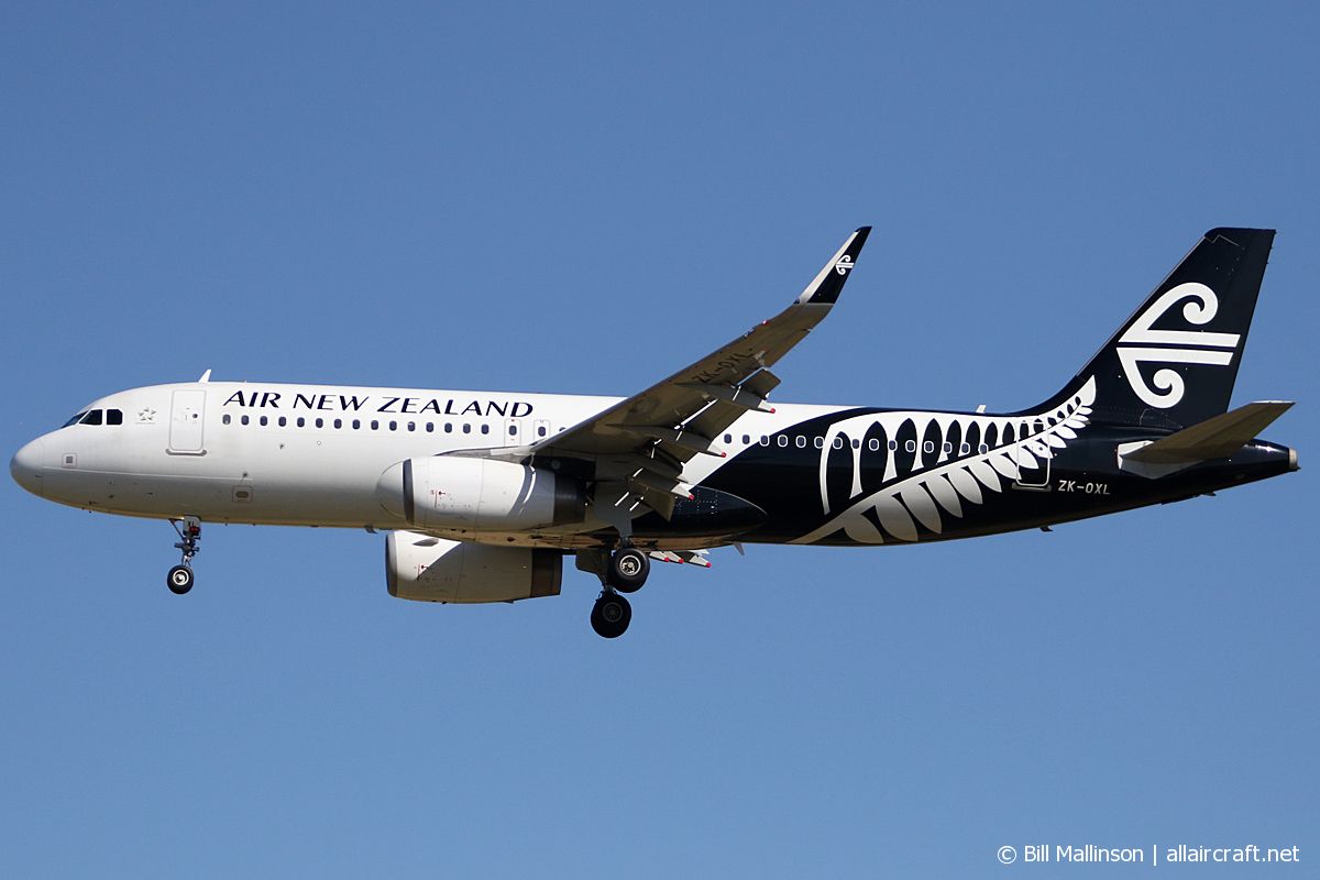 ZK-OXL (7086) 2016 Airbus A320-232(WL)