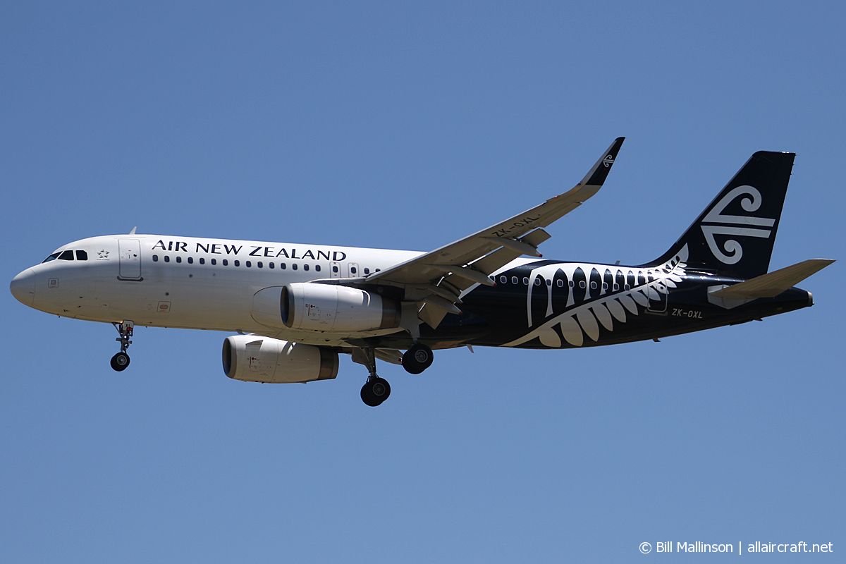 ZK-OXL (7086) 2016 Airbus A320-232(WL)