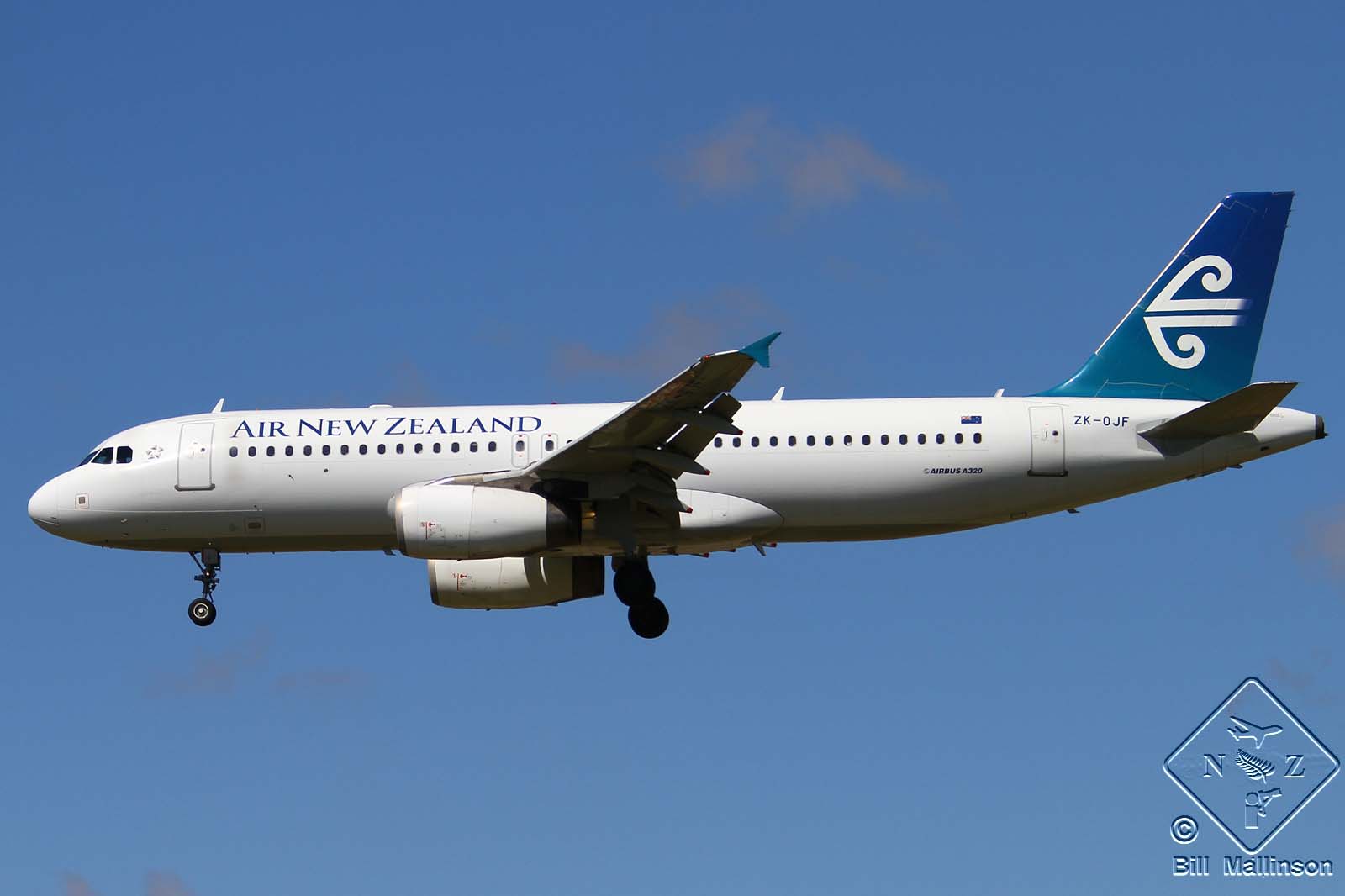 ZK-OJF · Airbus A320-232 · (CHC / NZCH)