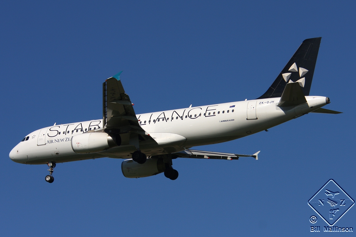 ZK-OJH · Airbus A320-232 · (CHC / NZCH)