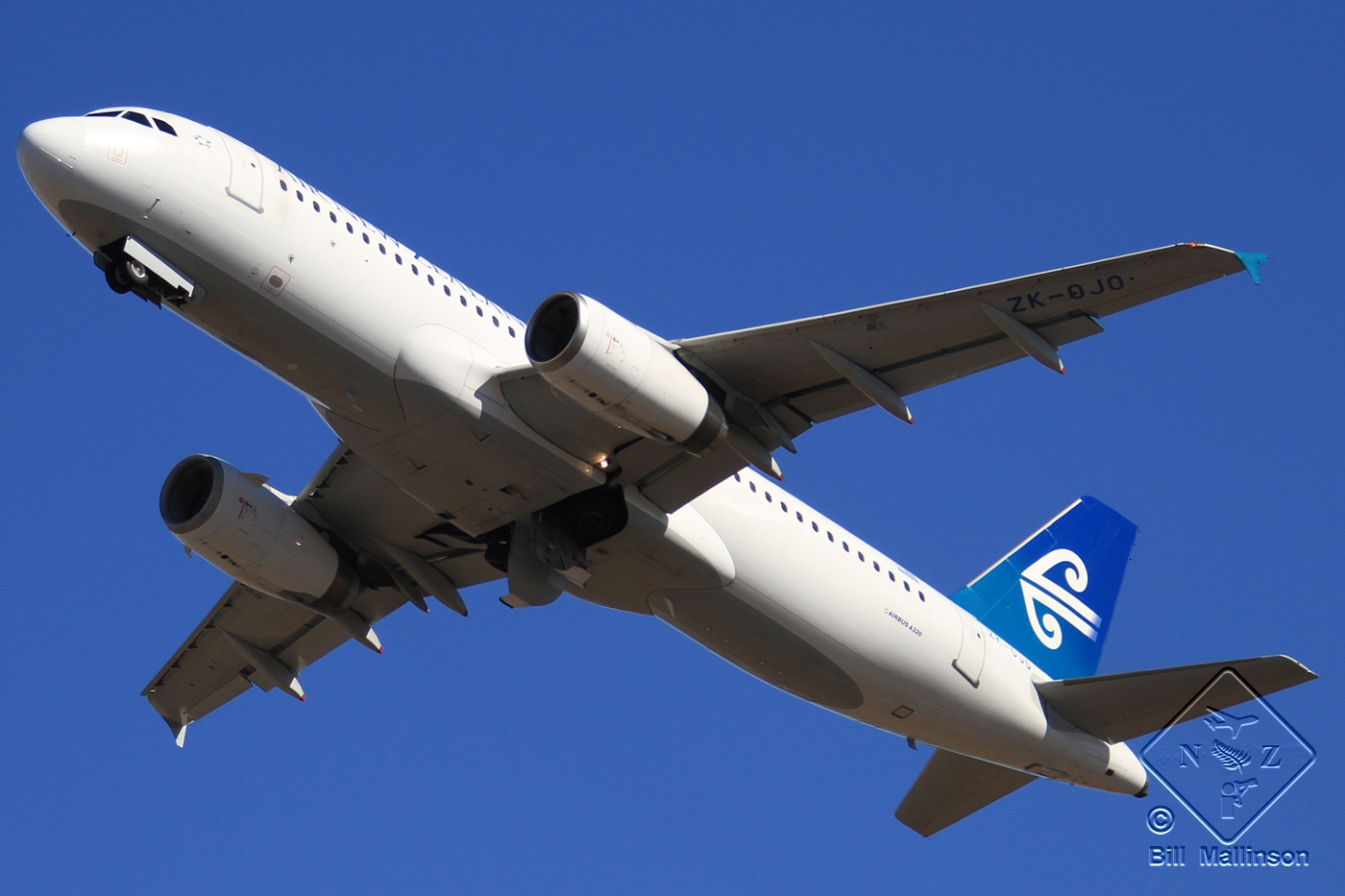 ZK-OJO · Airbus A320-232 · (CHC / NZCH)